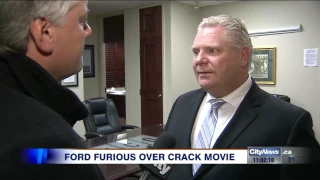 Video: Doug Ford angry at film's depiction of late mayor Rob Ford