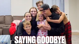 SAYING GOODBYE TO OUR KIDS | PARENTS LEAVE KIDS FOR THE FIRST TIME