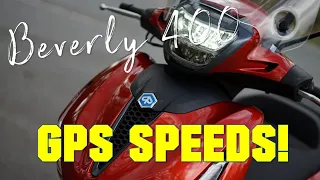 2021 PIAGGIO BEVERLY 400 - GPS SPEEDS