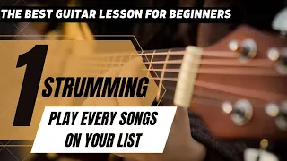 JUST 1 STRUMMING PATTERN & PLAY MANY SONGS | Easy Guitar Lesson For Beginners | @GuitarAdda