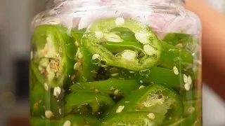 Pickled Jalapeños that make your booty burn!!