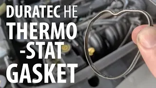 How to: Replace thermostat gasket Ford Duratec HE (Mondeo, Focus), fix leaking coolant