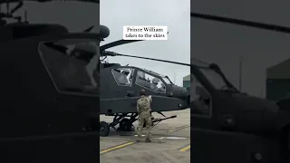 Prince William departs army base by embarking on an Apache capability flight 🚁