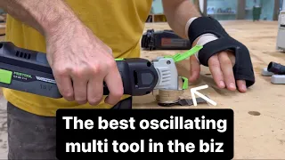 Why the @festoolusa cordless Vecturo is the best Oscillating multi tool on the market.