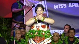 Winner of Miss Heilala Tau’olunga 2019 - Jeanavieve Ilaisaane Valu Pome'e - Miss Apraxus New Zealand