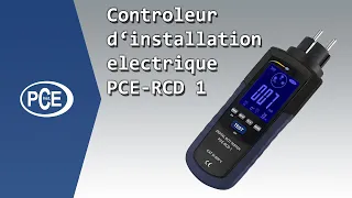 Contrôleur d'installation électrique PCE-RCD 1 de #pceinstruments