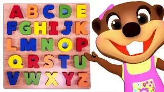 Kids Learn Colors & ABCs with Alphabet Phonics Puzzle Toy | Teach ABC Song & Rhymes for Children