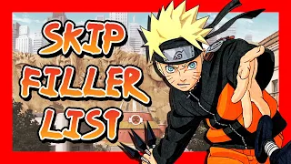 NARUTO SHIPPUDEN Filler List - Filler episodes to skip in Naruto Shippuden