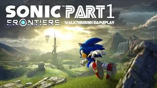 Sonic Frontiers PART 1 Walkthrough Gameplay  - PS5