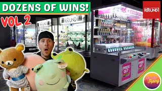 WINNING COMPILATION Round 1 Claw Machines Wins: Part 2