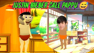 justin Bieber call pappu 😅😂 | comedy video ||