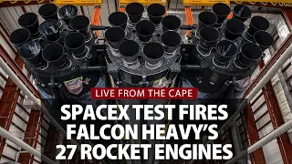 Watch live: SpaceX test fires Falcon Heavy for NASA's Psyche asteroid mission