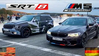 Великий Jeep SRT8 vs BMW M5 | AMG E63s | new AUDI RS6  RS7 | Tesla 3 Per | Porsche 911 | SRT Hellcat