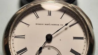 Restoration of 1880s Elgin watch: restaff the balance and assembly: part 3 of 3