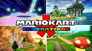 Mario Kart Generations - 48 *NEW* Custom Tracks for Mario Kart 8 (All Tracks!)