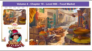 June's Journey - Volume 4 - Chapter 18 - Level 965 - Food Market (Complete Gameplay, in order)