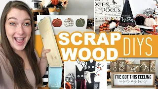 The BEST Scrap Wood DIYS For Fall & Halloween 2022! Scrap Wood DIYS that SELL! (autumn decor ideas)