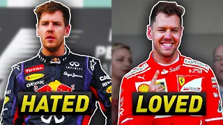 How Vettel Went From the Most Hated to the Most Loved Driver In F1