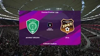 PES 2020 | Akhmat Grozny vs Ural - Russia Premier League | 08 November 2019 | Full Gameplay HD
