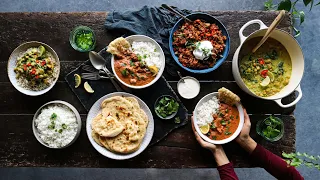 Delicious curries » 3 recipes + homemade naan
