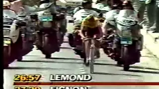 1989 Tour de France Final Time Trial - LONG VERSION - Greg Lemond - Laurent Fignon