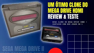O Melhor Mini Clone Chinês do Mega Drive Que Não é Emulação | MINDKIDS SMD-G02 HDMI