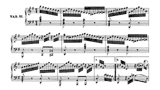 Beethoven - 6 Easy Variations in G major, WoO 77 (Audio+Sheet) [Gelber, Brendel]