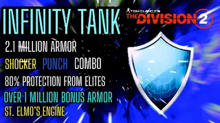 Division 2 "INFINITY TANK"🛡️ 80% PFE SHOCKER PUNCH COMBO 2.1 MIL ARMOR..BEST TANK BUILD EVER MADE!