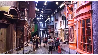 Diagon Alley set walkthrough at The Making of Harry Potter Warner Bros. Studios