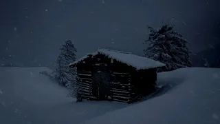 Epic Blizzard strikes an abandoned Log Cabin┇Howling Wind┇Sounds for Sleep, Study & Relaxation