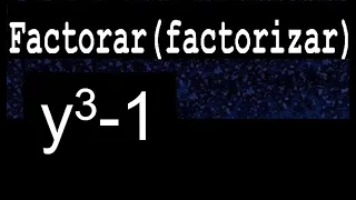 y3-1 factorar factorizar descomponer polinomios