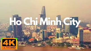 Ho Chi Minh City, Vietnam, 4K Drone Footage