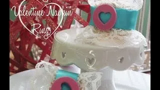 DIY Valentine Napkin Rings