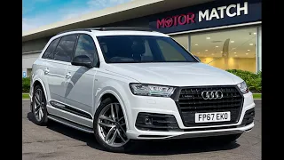 Used Audi Q7 TDI V6 S Line quattro at Chester | Motor Match Used Cars for Sale