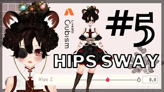 [Live2D Cubism Real Time #5] Hips Sway (no music)