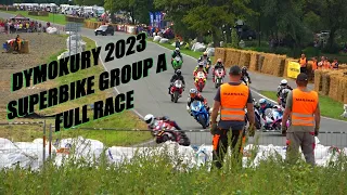 DYMOKURY 2023 - SUPERBIKE GROUP A FULL RACE ( DAVID DATZER LAP RECORD 59.460 ) #roadracing #czech