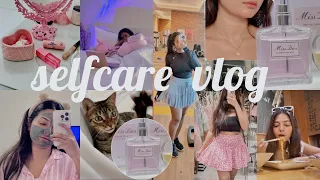 SELF CARE VLOG 🎀 (skincare, perfume hunting, selfcare + more) #selfcarevlog #selfcare #dayinmylife