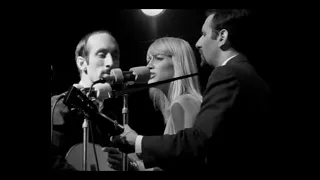 Peter Paul & Mary live performance -  Blowin' In The Wind  (1965 Newport Folk Festival)(Stereo Mix)