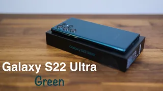 Samsung Galaxy S22 Ultra Green Unboxing