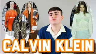 Reacting to Calvin Klein's Fall 2018 Fashion Show ft. Kaia Gerber and Raf Simons