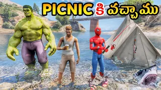 Adam Went To School Picnic | Gta 5 In Telugu