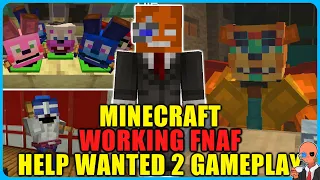 I built FNAF Help Wanted 2 levels in Minecraft (Build + Gameplay)