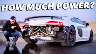 My Twin Turbo Audi R8 is DONE!!! (Dyno + First Drive)