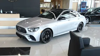 2023 AMG E 53 Sedan (429 hp) - Exterior Interior Sound 4K -  Pricing starts at $81,300 MSRP