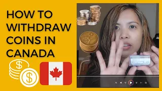 How to withdraw coins at the bank in Canada | Buhay OFW | Temporary Foreign Worker | Quebec Canada