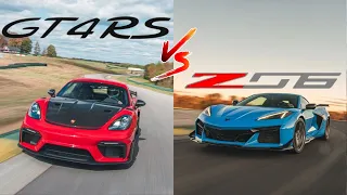 Porsche 718 GT4 RS vs Corvette Z06: A Battle of Speed and Style