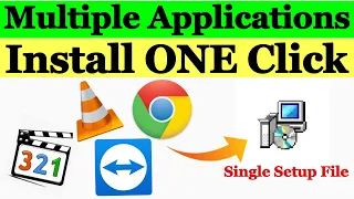 How To Make Single Setup File automatically install Multiple Software