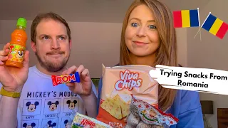 Northern Irish Couple Try Snacks From Romania