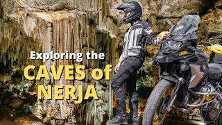 Exploring the Caves of Nerja during my Spanish motorcycle adventure! [S2-E5]