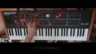 DSI Sequential Prophet Rev2 - No talking demo of all the internal Factory Banks sequences - Part 1/4